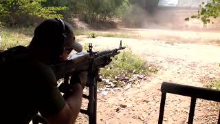 M60 Cu Chi Tunnels Vietnam Shooting Range [upl. by Eiggep783]