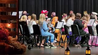 Zellas 7th grade band Halloween 2024 [upl. by Vish]