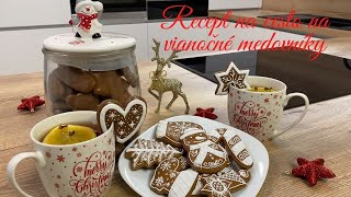 RECEPT NA MEDOVNÍKOVÉ CESTO  voňavé chutné a mäkké medovníky  gingerbread recipe  honingdauw [upl. by Onitnatsnoc]