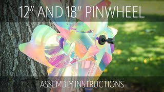 12quot and 18quot Pinwheel Assembly Instructions  In the Breeze [upl. by Kred179]