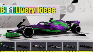 6 Original F1 2021 Livery Ideas  for MyTeam or Multiplayer part 6 [upl. by Rennold]