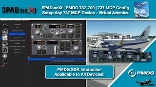 MSFS  SPADneXt  PMDG 737700  737 MCP Config [upl. by Aicele]