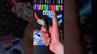 Drawing Rocket League X Star Wars with Posca Markers Satisfying Art shorts [upl. by Garnet]