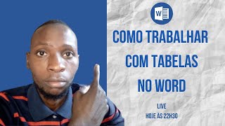 ✅ TUDO SOBRE TABELAS APRENDA COMO CRIAR TABELAS NO WORD PASSO A PASSO [upl. by Nwaf]