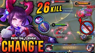 100 IMMORTAL 26 Kills Change Golden Staff Build Almost SAVAGE  Build Top 1 Global Change  MLBB [upl. by Lucchesi]