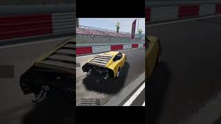 Sports car rollover enjoy crashdrive beamng beamdrive beamngdrive rollovercrashes gaming [upl. by Jared213]