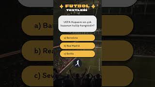 En Çok UEFA Kupası Kazanan Kulüp Hangisi 🏆⚽ futbolbulmaca shorts [upl. by Alaik]