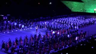 Royal Edinburgh Military Tattoo 2014 Performance of quotGoin Homequot [upl. by Helaina]