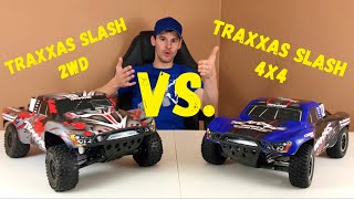 Traxxas Slash 4x4 vs Traxxas Slash 2wd COMPARISON What’s the Difference Which ONES BEST FOR YOU [upl. by Asenad879]