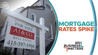 Mortgage Rates Rise for 3rd Week Straight  Business Matters October 18 [upl. by Htebiram]