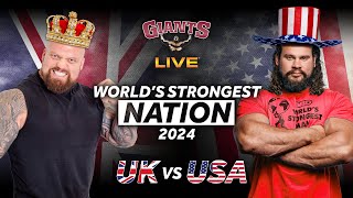 Worlds Strongest Nation 2023 UK vs USA [upl. by Eerat]