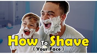 How to Shave your face 🪒 Top tips for beginners [upl. by Appel]