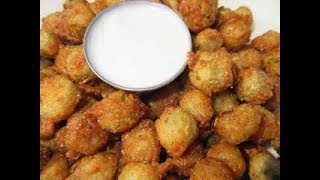 FRIED OKRA in 3 minutes  Learn how to FRY OKRA Recipe Demonstation [upl. by Ahsiyn44]