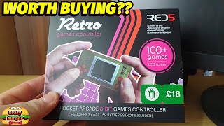 RED5 Retro Games Controller  100 Games From Boots Menkind Hamleys Worth Buying [upl. by Muna134]