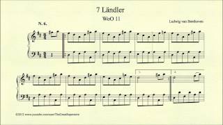 Beethoven 7 Ländler WoO 11 No 6 [upl. by Judon]