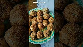 Bolinho de Inhame com Gergelim na Airfryer 15 minutinhos shorts inhame bolinhodeinhame airfryer [upl. by Keegan]