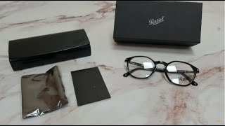 Persol Eyeglasses Model 3238V Color95 BlackSilver [upl. by Ahsirek]