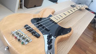 Harley Benton JB75MN NA Vintage Series  Bass Unboxing  Thomannde [upl. by Montgomery208]