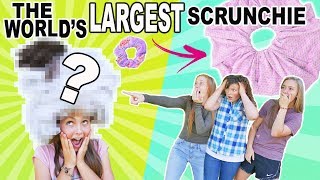 Making the WORLDS LARGEST SCRUNCHIE [upl. by Giovanna170]