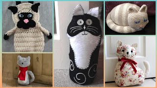 Catchy Crochet Cats Door Stopper Design Ideas 2024 [upl. by Oconnor]