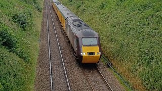 Trains and tones at Sturton Bridge 1st July 2024 ft 6 car class 195 43357 and mega tones [upl. by Gabriella]