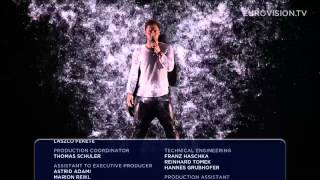 Måns Zelmerlöw  Heroes Sweden  WINNING performance LIVE at Eurovision 2015 [upl. by Einhorn]