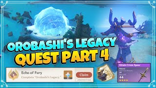 Orobashis Legacy IV Quest Part 4  Kitain Cross Spear  Genshin Impact [upl. by Roda898]