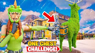 The WEIRDEST ONE CHEST Challenge In Fortnite [upl. by Seldon673]