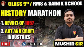 History Marathon  RMS amp Sainik School Class 9  RMS Coaching  RMS Online Classes [upl. by Zeke]