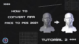 FIFA Face Convert to PES 2021  TUTORİAL [upl. by Holtz744]