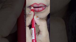 Overline Lip Hack Lipstick liphacks lipcolour lipcombo lips hacks beauty shorts viralshorts [upl. by Ardnat218]