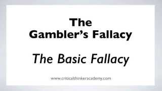 The Gamblers Fallacy The Basic Fallacy 16 [upl. by Assin243]