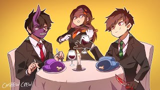 Sykkuno asks Corpse out to Dinner Among Us Animation [upl. by Henley543]