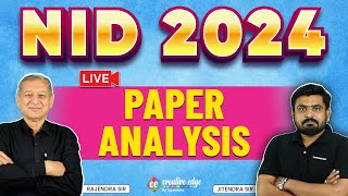 NID 2024 Paper Analysis  Exam Paper Analysis amp Difficulty Level  Comprehensive Question Solutions [upl. by Oneill]