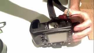 Nikon D300 disassembly to access IR filter [upl. by Azeel479]