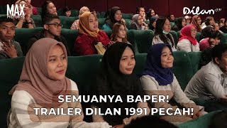 Ekspresi Penonton Saat Tonton Trailer Dilan 1991 [upl. by Ydnes800]