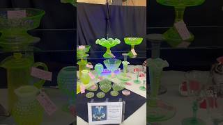 Searching for uranium glass and other radioactive things at the antique show [upl. by Seligman]