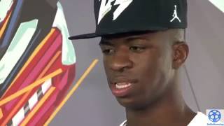 Vinicius Junior Interview  Messi or Ronaldo [upl. by Ikkin]