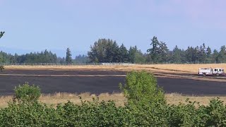 5alarm brush fire contained in South Hillsboro not a threat [upl. by Hayarahs76]