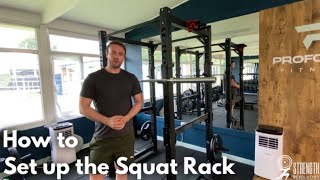 How To Set Up The Squat Rack – StepbyStep Beginners Guide [upl. by Charil]