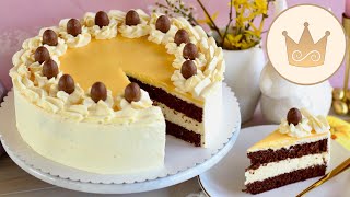 LECKERSTE SCHOKOEIERLIKÖRTORTE🐰OSTERTORTE🥚 GEBURTSTAGSTORTE BACKEN🍰 REZEPT VON SUGARPRINCESS🐣 [upl. by Rennug]