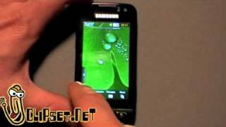 samsung S8000 jet hands on video review [upl. by Enelrae]