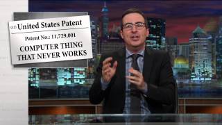 Patents Last Week Tonight with John Oliver HBO [upl. by Lai526]