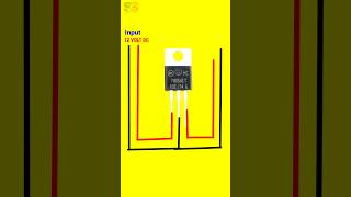 12 volt to 5 volt converter by LM 7805  converter transistor LM7805 virolshort tranding [upl. by Sukramed]