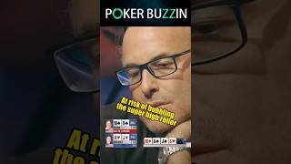 At risk of bubbling the super high roller poker casino pokerplayer pokerpro pokerstars fun [upl. by Sabine]