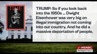 Trump Wants To Reinstate Eisenhowers Infamous quotOperation Wetbackquot Immigration Policy [upl. by Bolten]