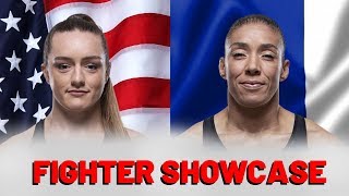 Aspen Ladd VS Germaine De Randamie FIGHTER SHOWCASE [upl. by Hsemar]