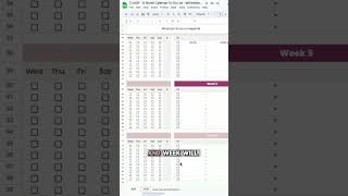 2024 Calendar Weekly Planner Daily Planner Yearly Planner ToDo spreadsheet productivityhacks [upl. by Ahtiek]