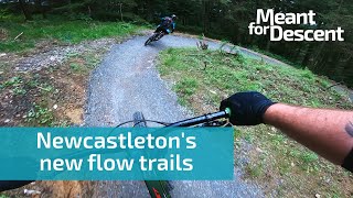 Newcastletons new MTB flow trails Hidden Valley and Swarf Hill Riding the red grade route [upl. by Aivatco989]