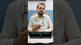 Hypertensive urgency vs hypertensive emergency short video video hypertension bloodpressure [upl. by Nadaba]